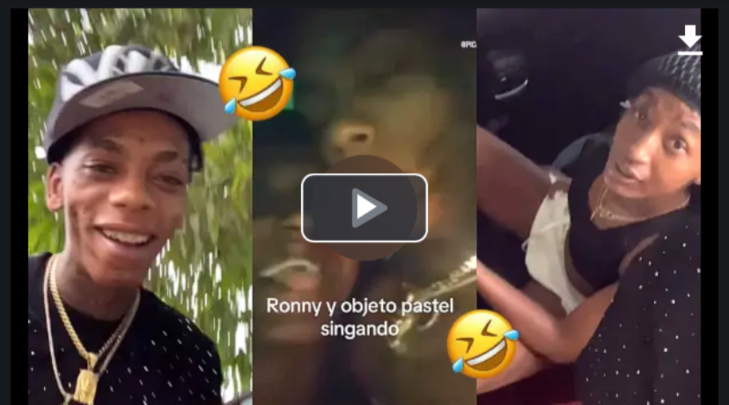 Objeto Pastel Grabando A Rony Alca Despues de Singar